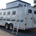8' X 31' 4 Horse Silver Series Aluminum with 12' Shortwalls